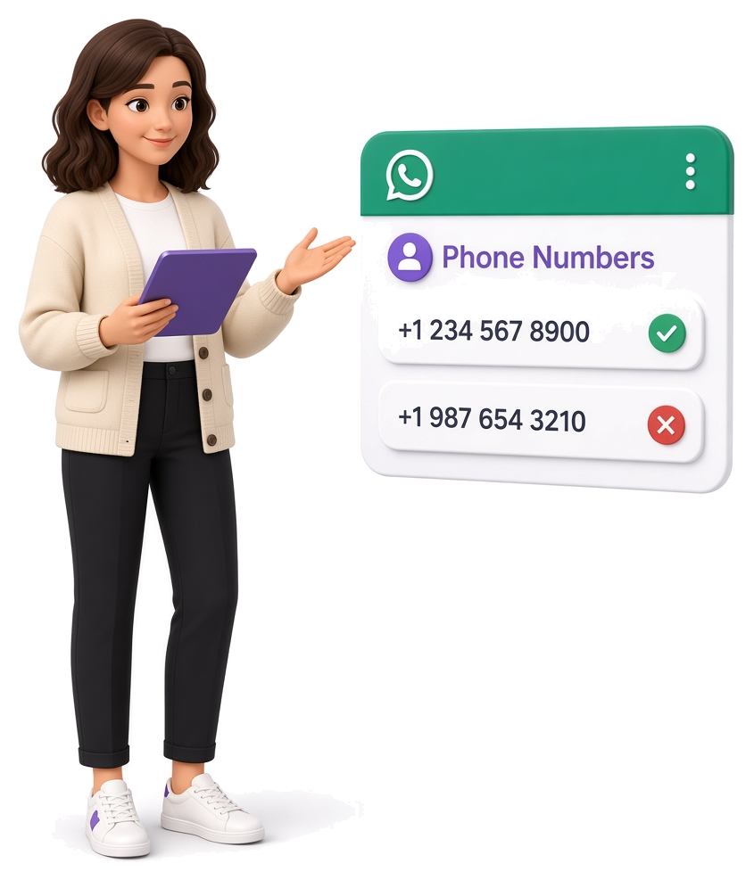 WhatsApp number check API use case