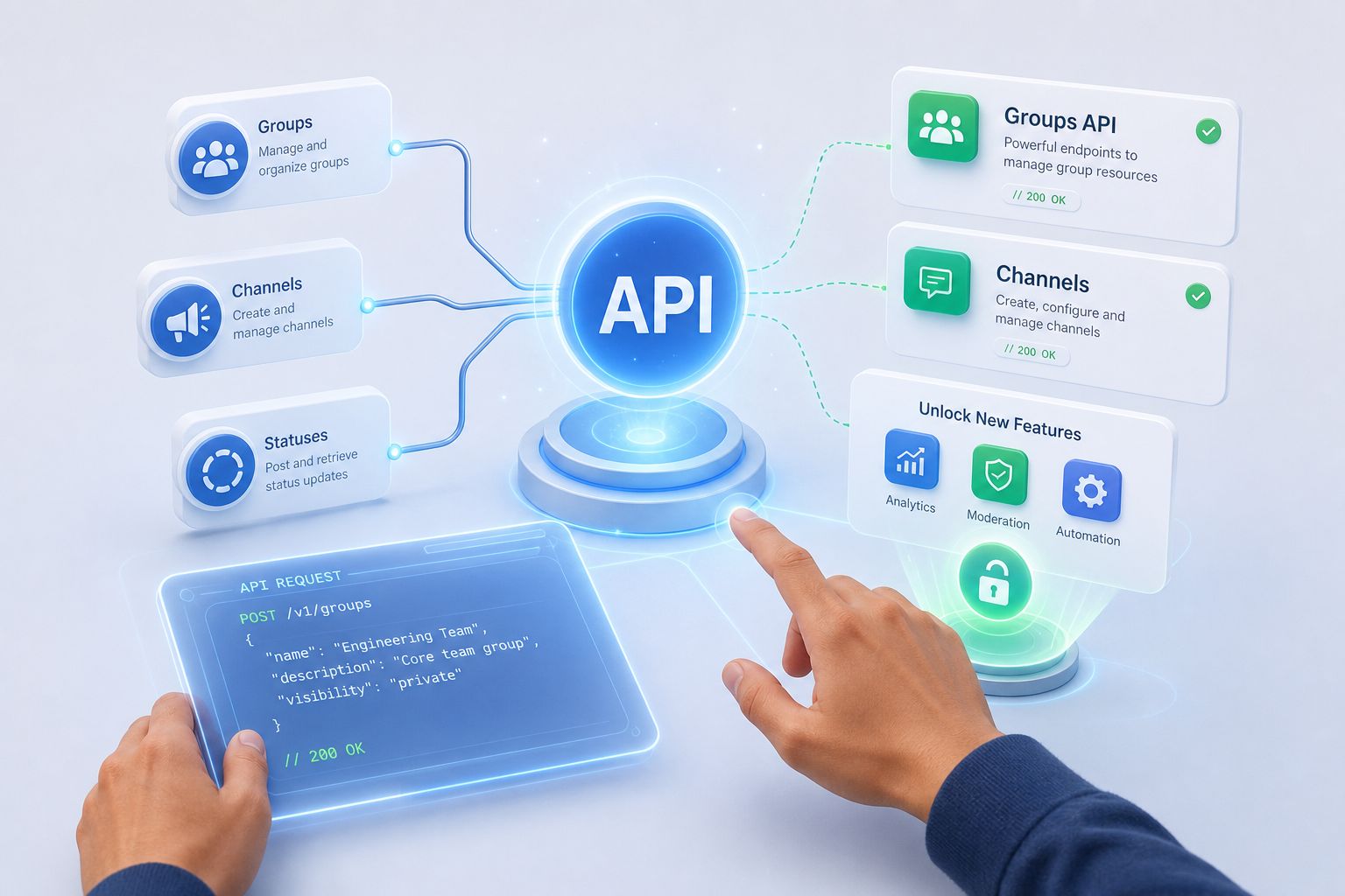 Whapi.Cloud API features vs Official API