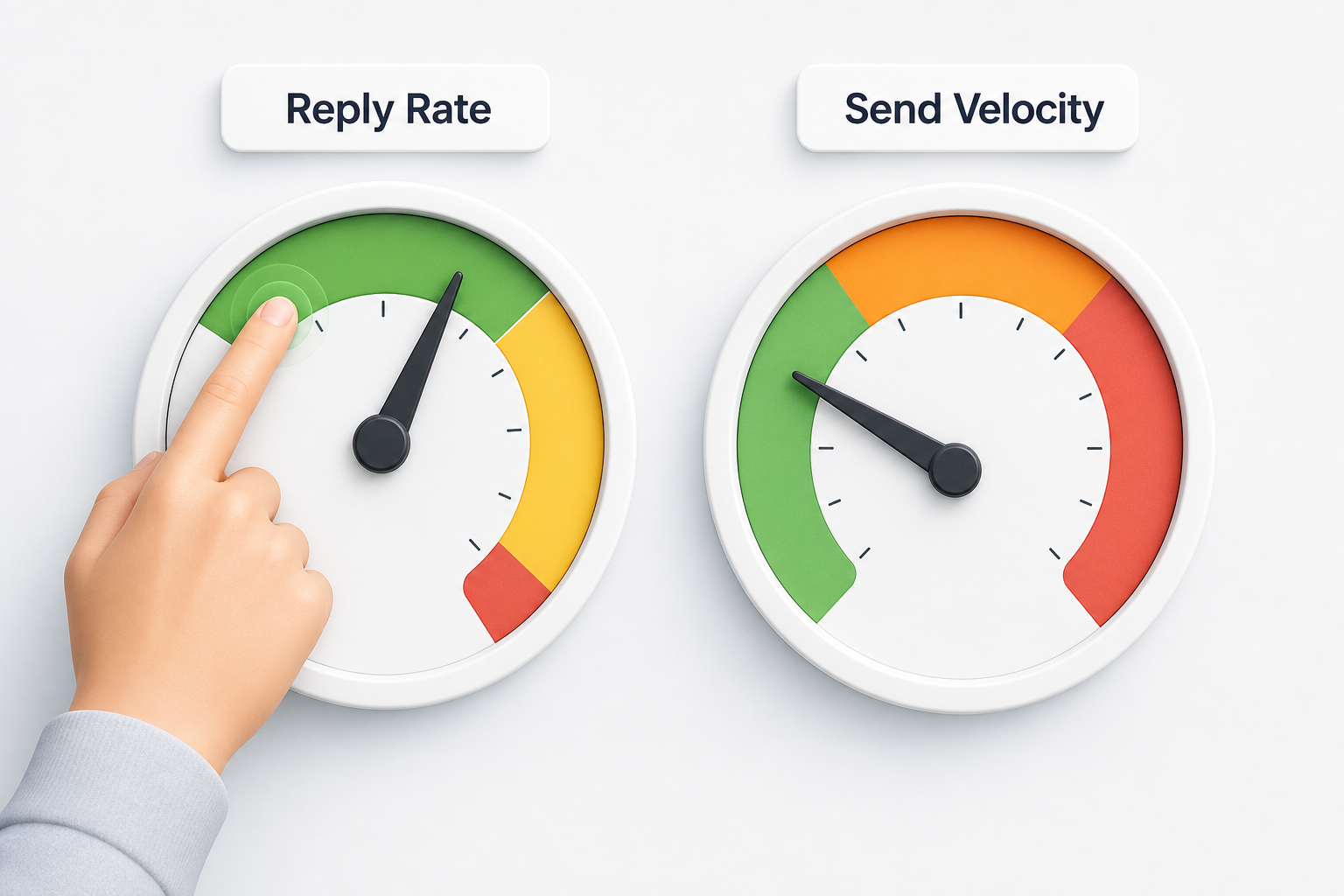 WhatsApp behavioral analysis scoring — reply ratio and send velocity safe thresholds