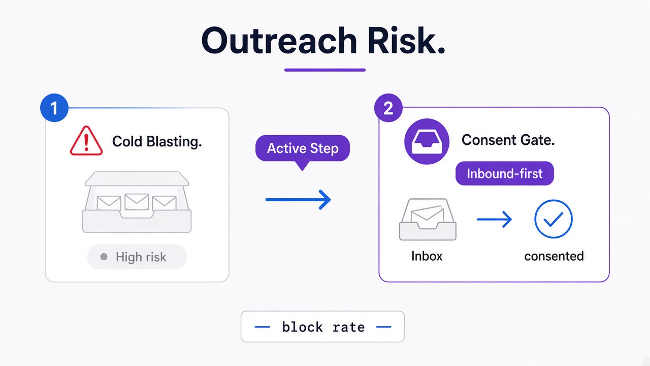 Cold Blasting vs Inbound Consent