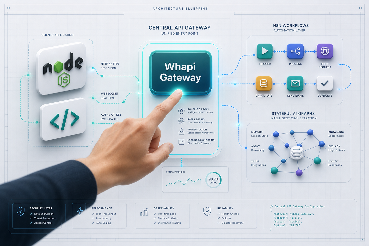 WhatsApp API Integration 2026 unified architectural diagram