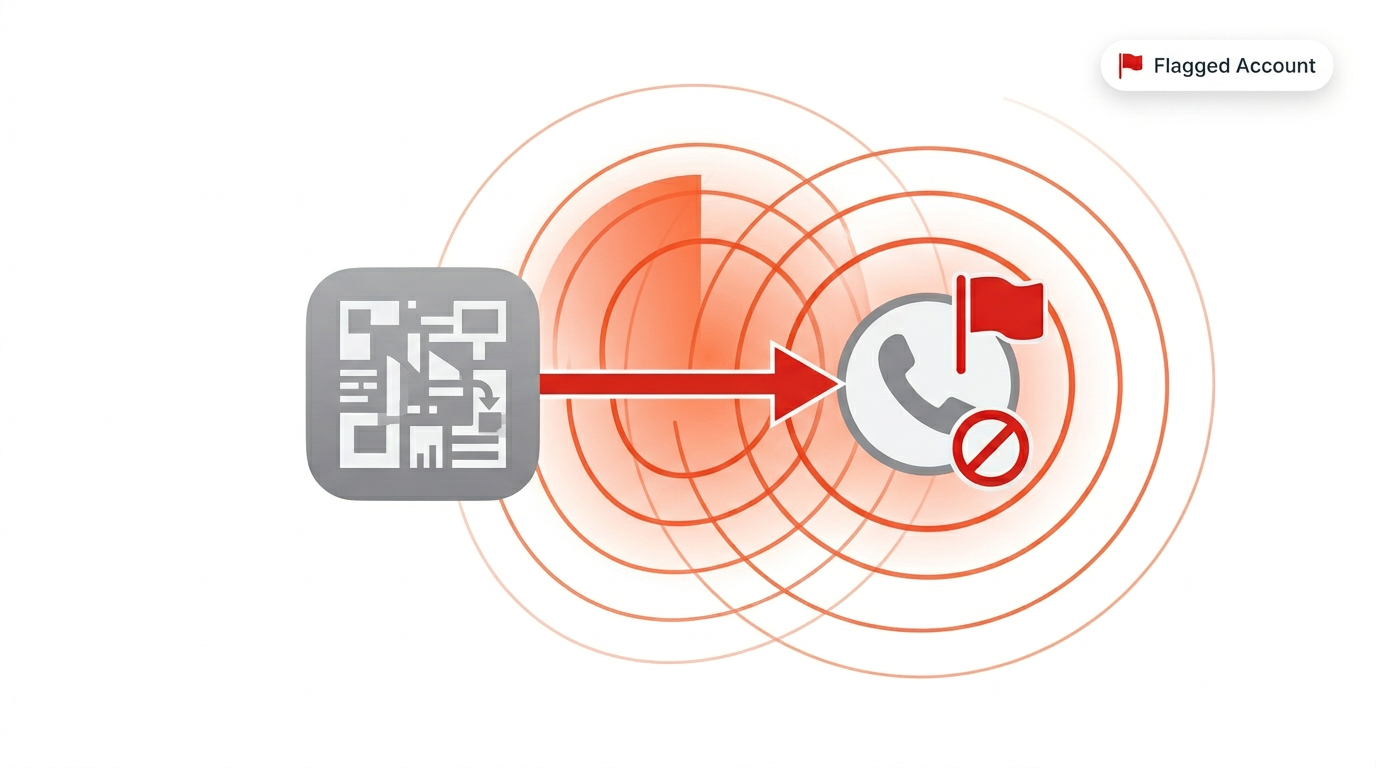 Third-party WhatsApp bulk sender tool creating suspicious behavioral fingerprint flagged by Meta account detection